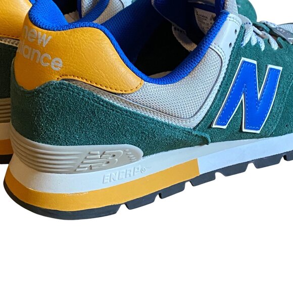 New Balance Mens ML574DVG Sneakers Size 13 Green Suede & Mesh - Picture 7 of 7